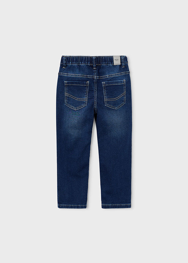 Pantalon soft denim jogger