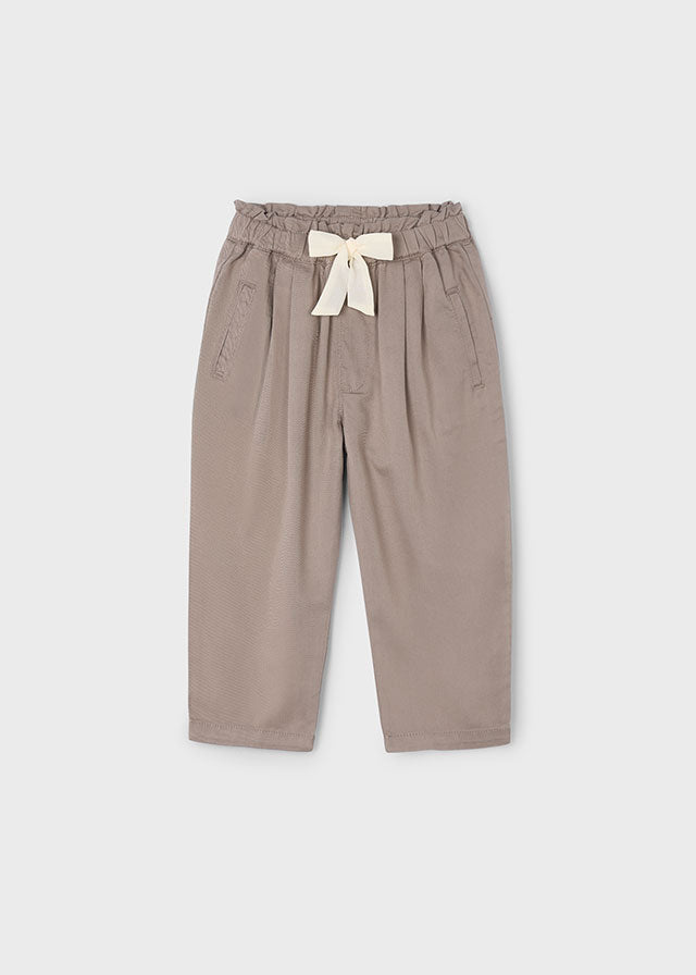 Pantalon fluido paperbag