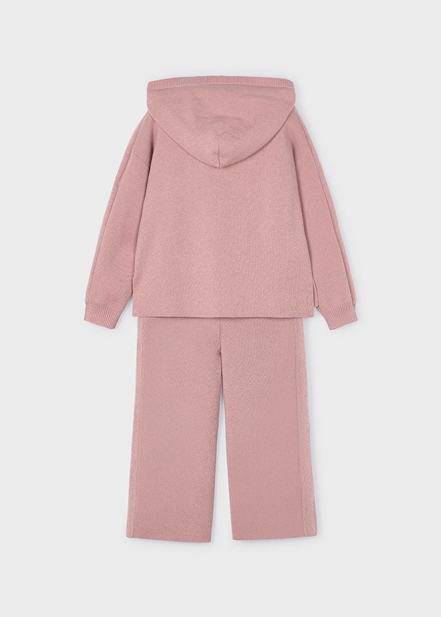 Conj. pantalon largo tricot