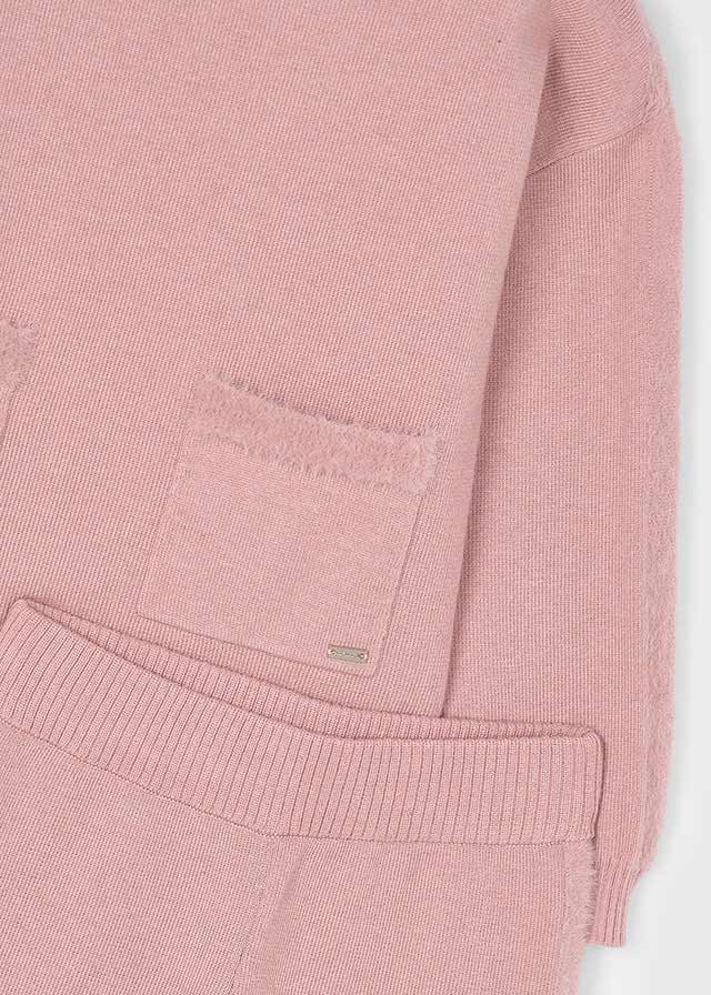 Conj. pantalon largo tricot
