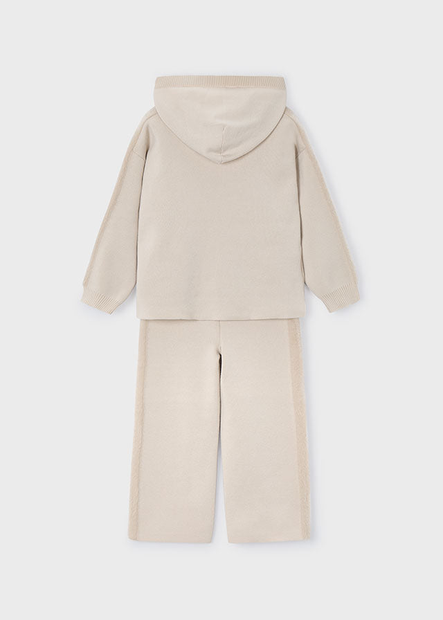 Conj. pantalon largo tricot