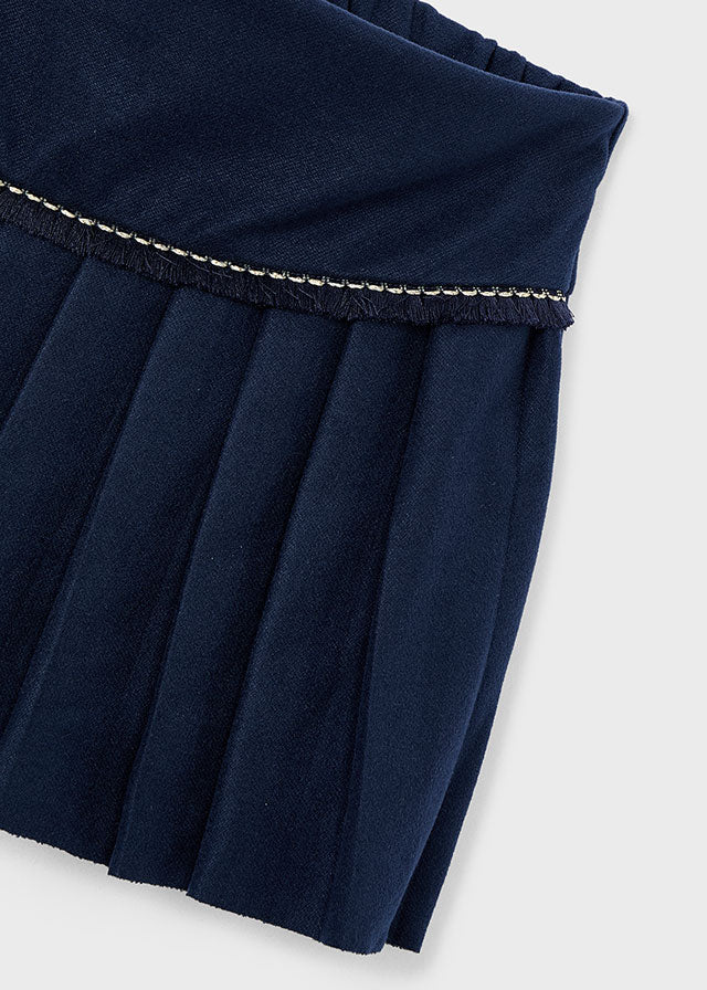 Falda pantalon punto plisada