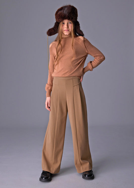 Pantalon largo wide leg