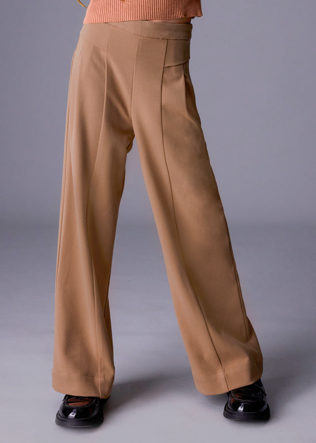 Pantalon largo wide leg