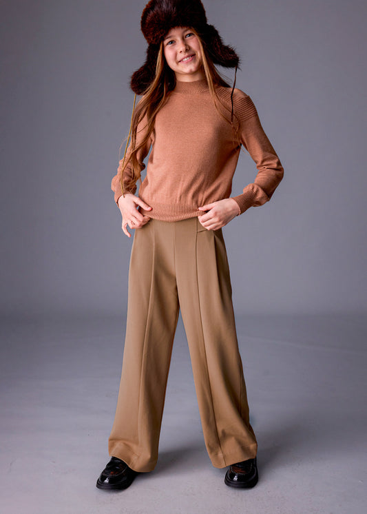 Pantalon largo wide leg
