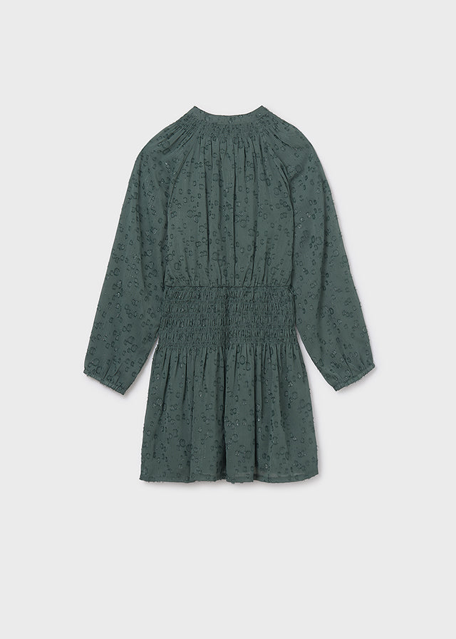 Vestido gasa lurex