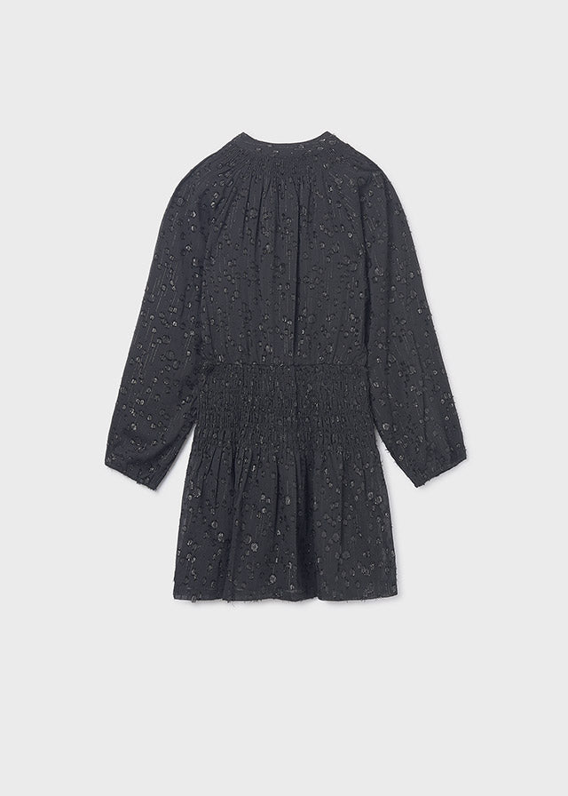Vestido gasa lurex