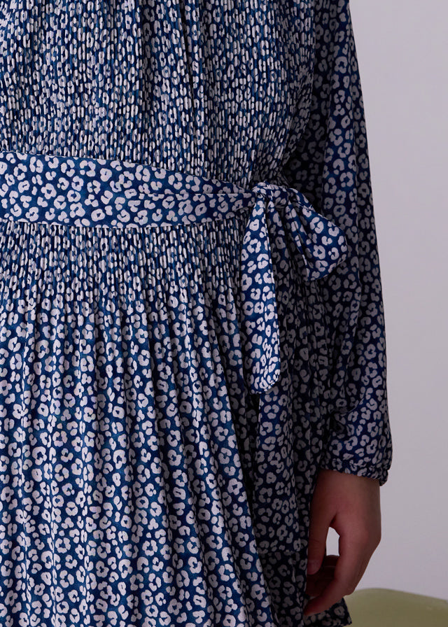 Vestido gasa lurex