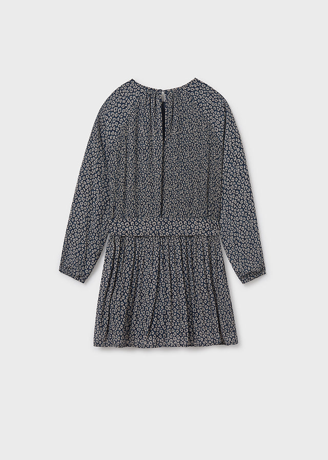 Vestido gasa lurex