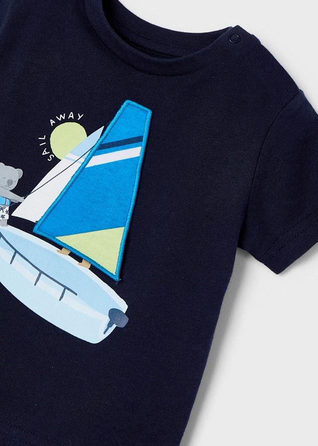 Camiseta mc "play sail away"