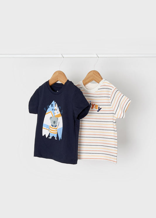 Set 2 camisetas m/c rayas