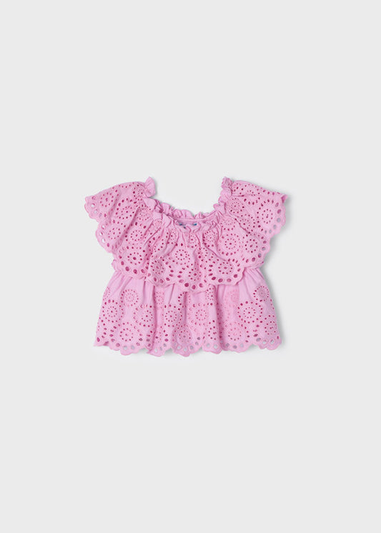 Blusa punto bordado