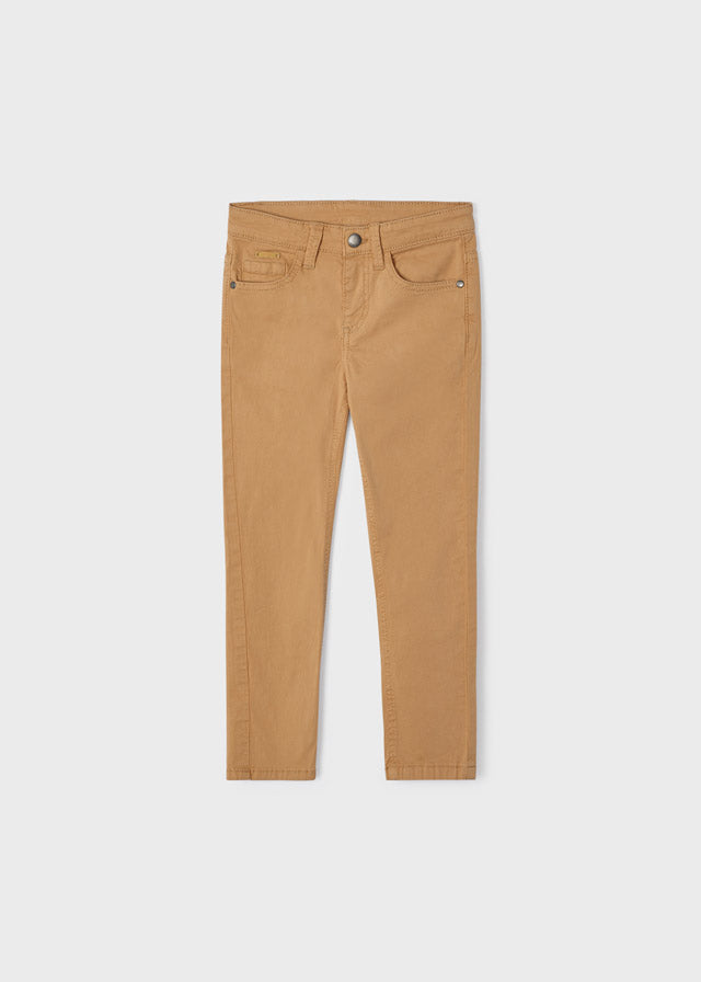 Pantalon sarga slim fit basico