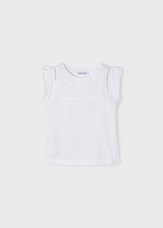 Camiseta tirantes perforado