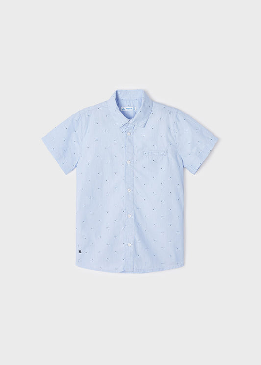 Camisa m/c microestampada
