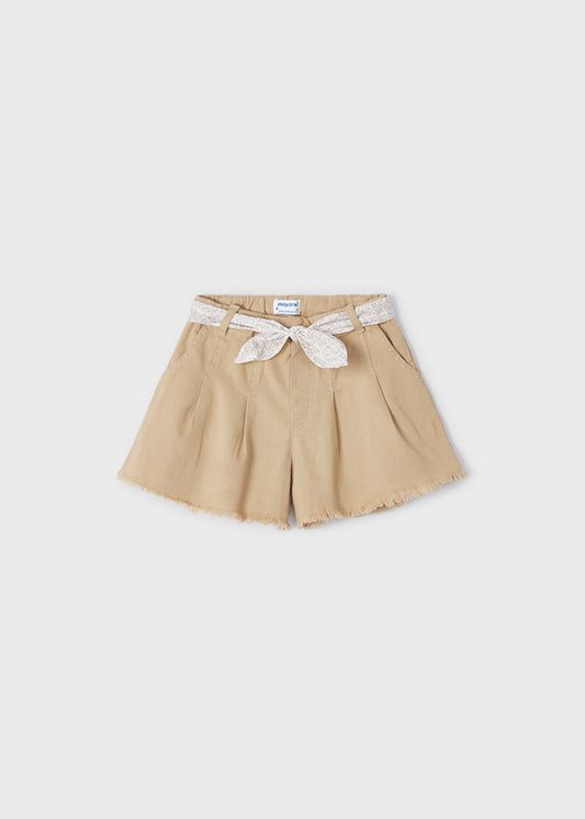 Pantalon corto sarga