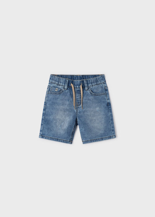 Bermuda soft denim jogger