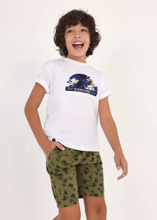 Camiseta m/c embossed