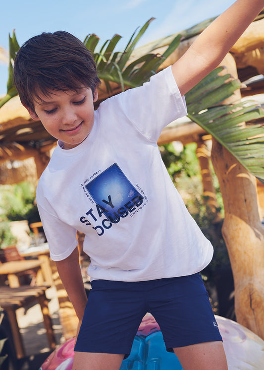 Camiseta m/c aplique