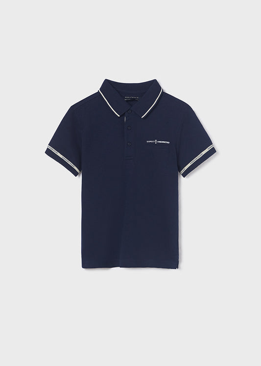 Polo m/c contrastes