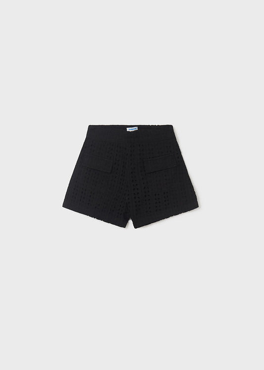 Pantalon corto perforado