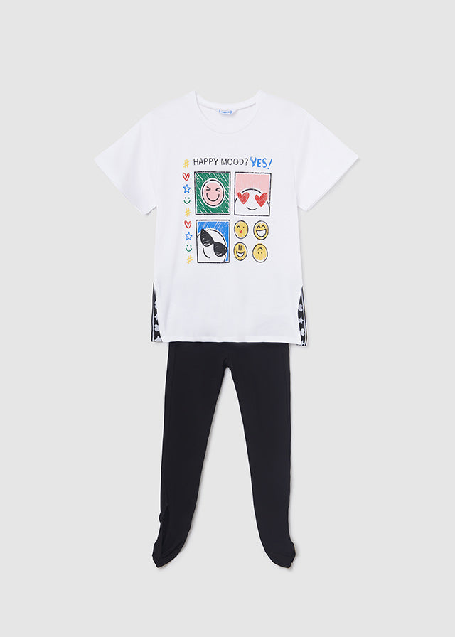 Conj. Leggings nudo leggings