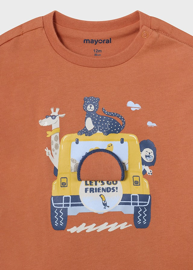 Camiseta m/c play coche