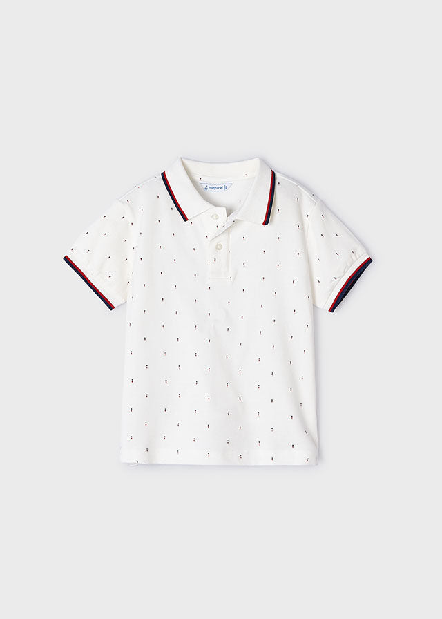 Polo m/c micro estampado