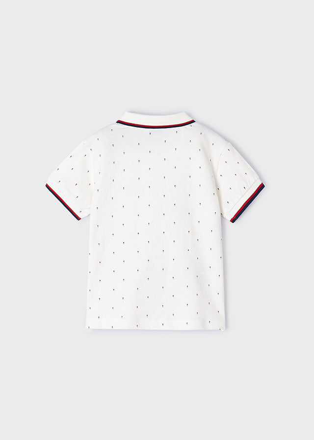 Polo m/c micro estampado