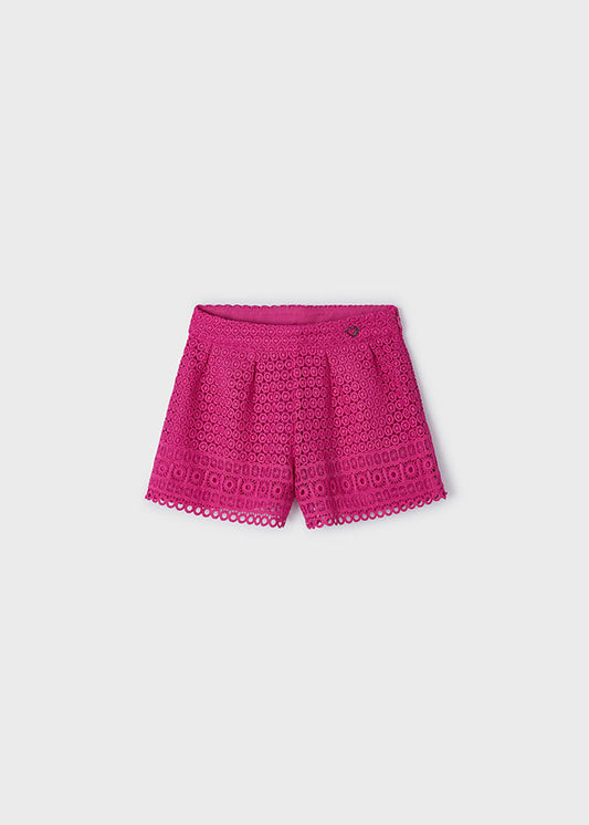 Falda pantalon guipur