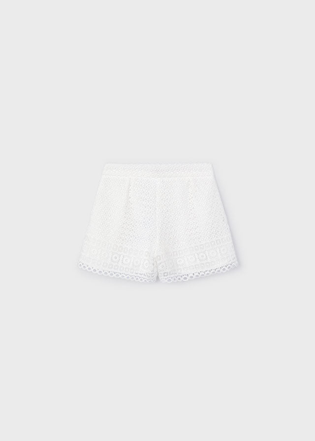 Falda pantalon guipur