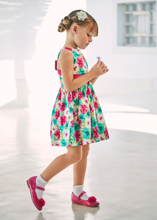 Vestido saten estampado