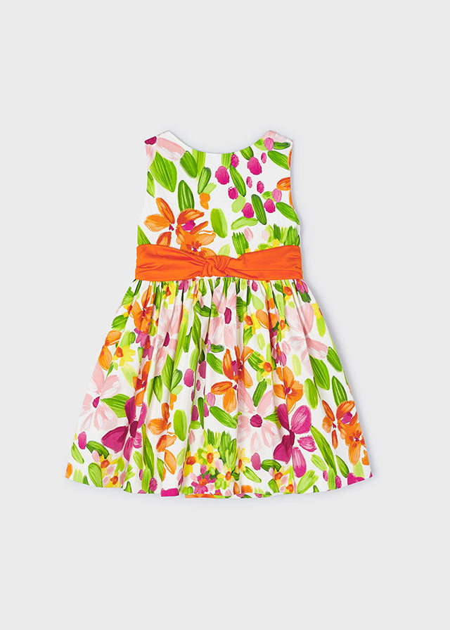Vestido saten estampado