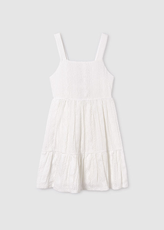 Vestido punto perforado