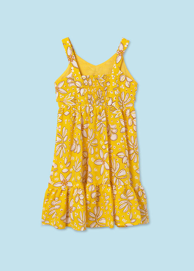 Vestido lazo estampado
