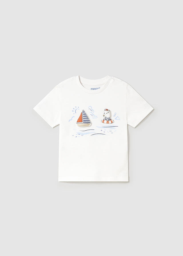 Camiseta m/c apliques