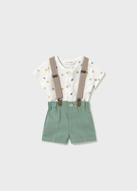 Conj. Pantalon corto y camisa