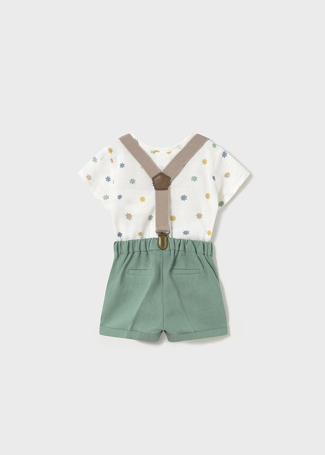 Conj. Pantalon corto y camisa