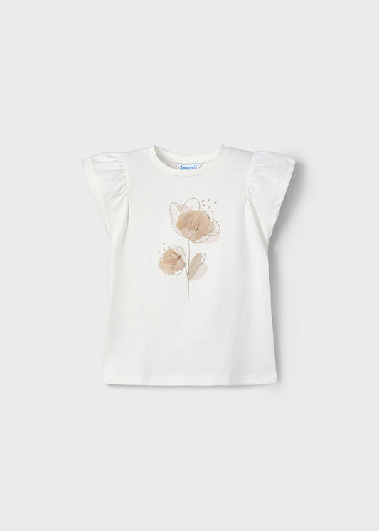 Camiseta m/c flor