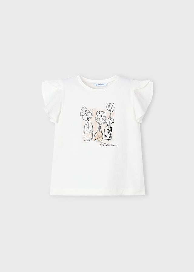 Camiseta m/c  apliaciones