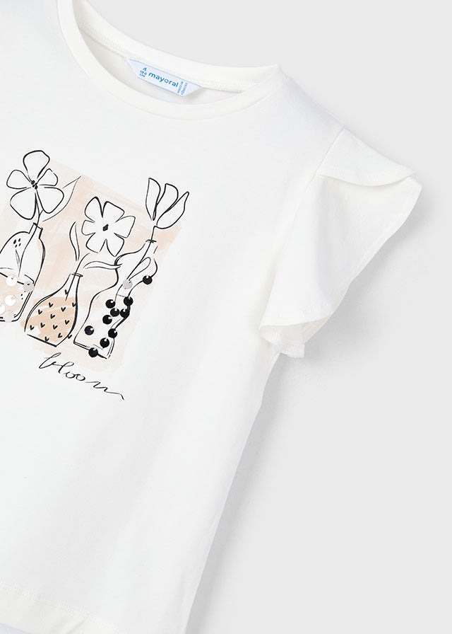 Camiseta m/c  apliaciones