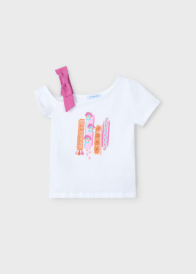Camiseta m/c asimetrica