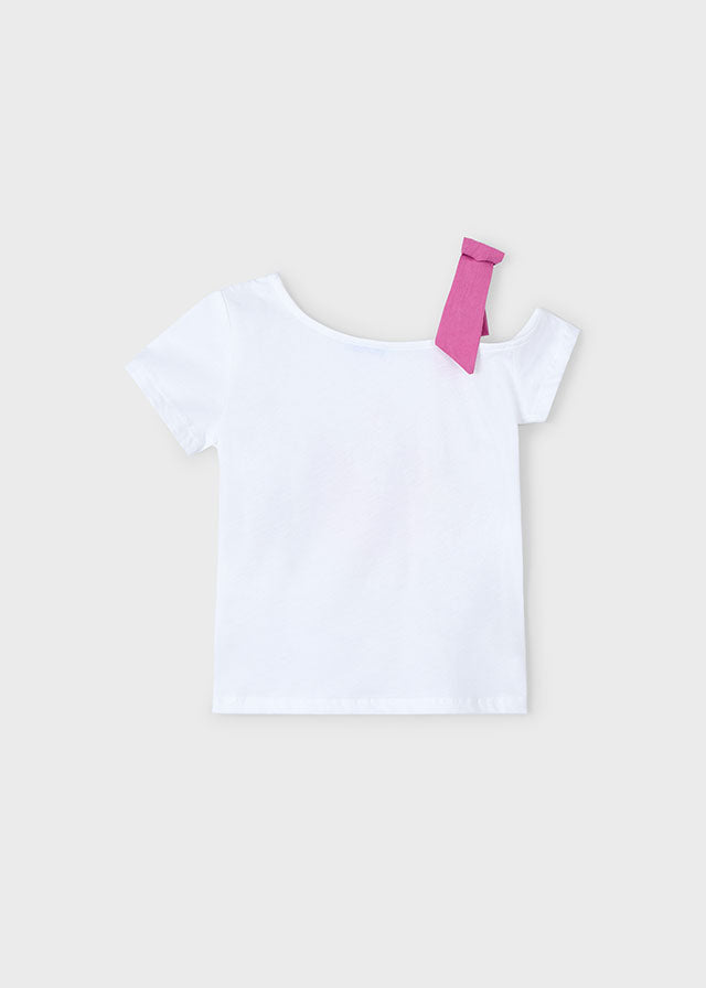 Camiseta m/c asimetrica