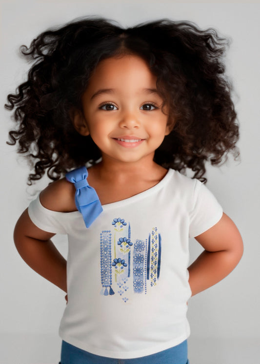 Camiseta m/c asimetrica