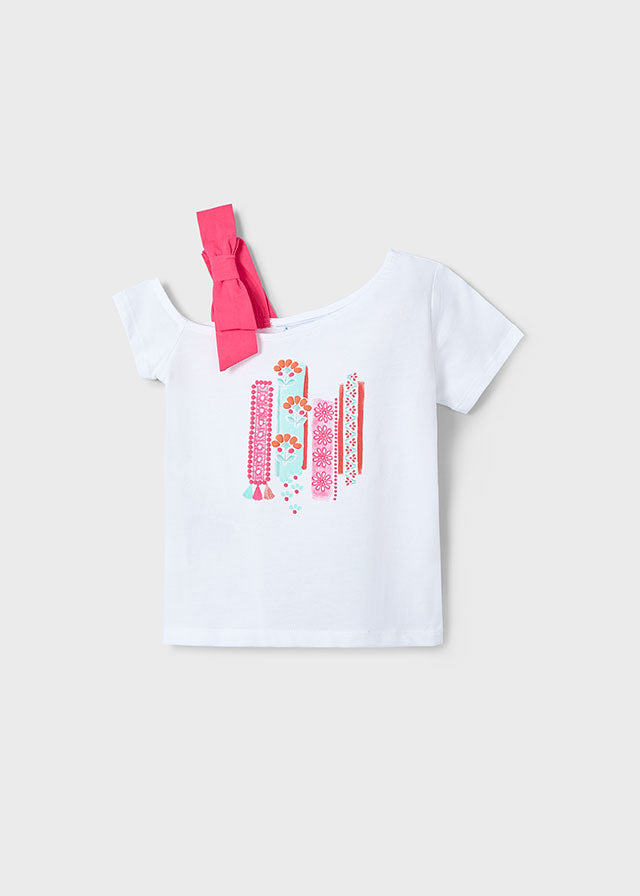 Camiseta m/c asimetrica