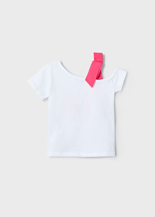 Camiseta m/c asimetrica