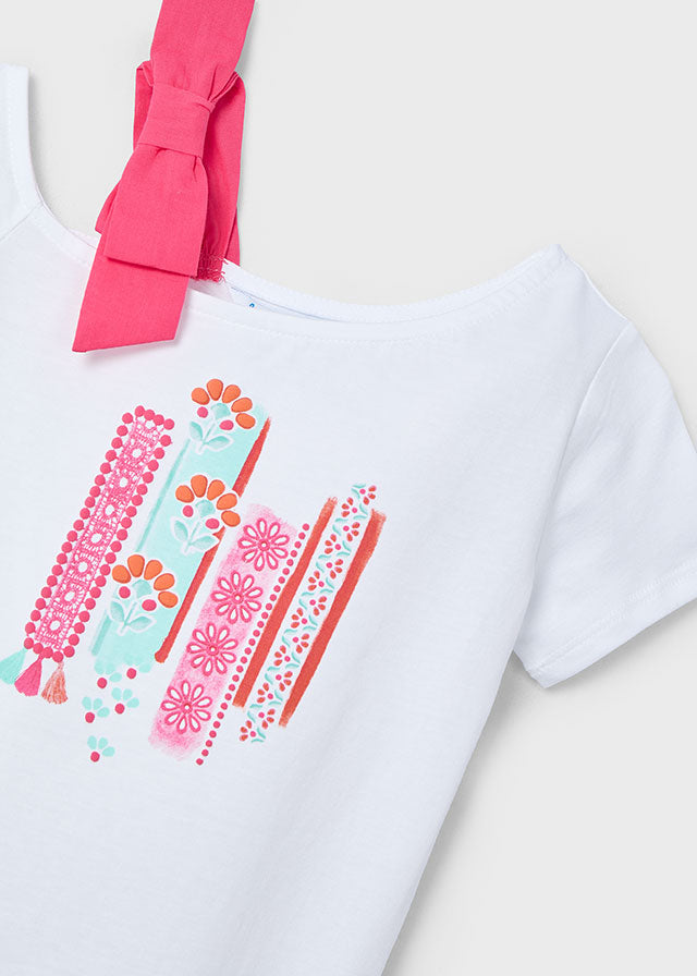 Camiseta m/c asimetrica
