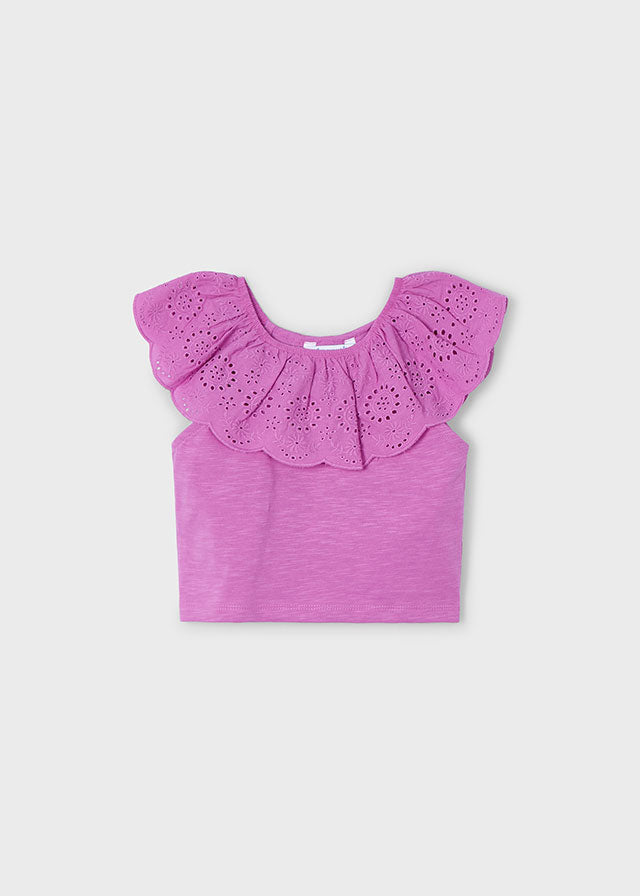 Camiseta m/c combinada