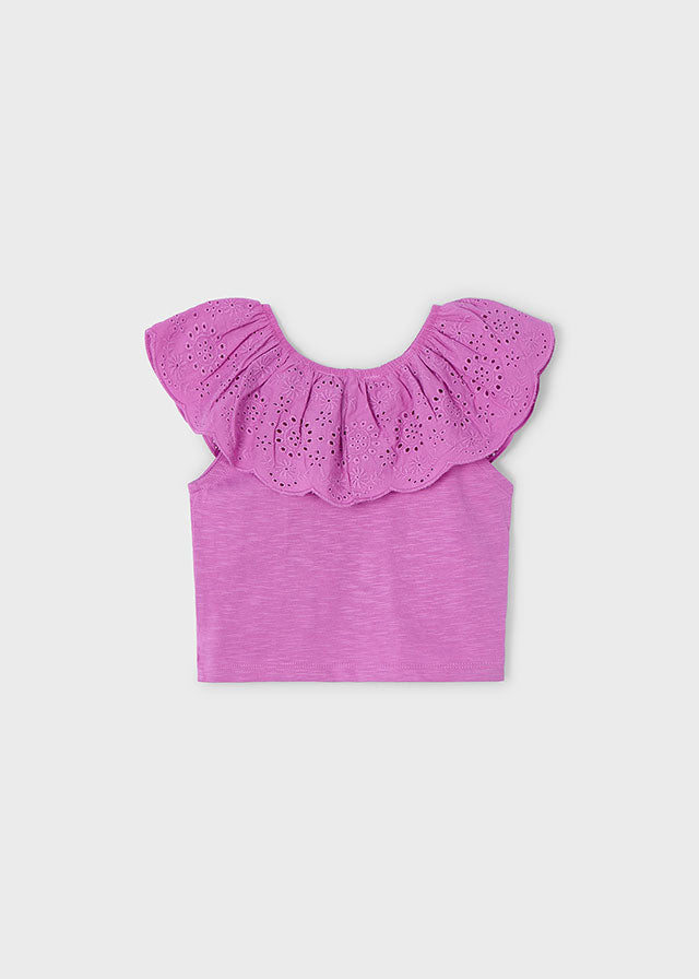 Camiseta m/c combinada