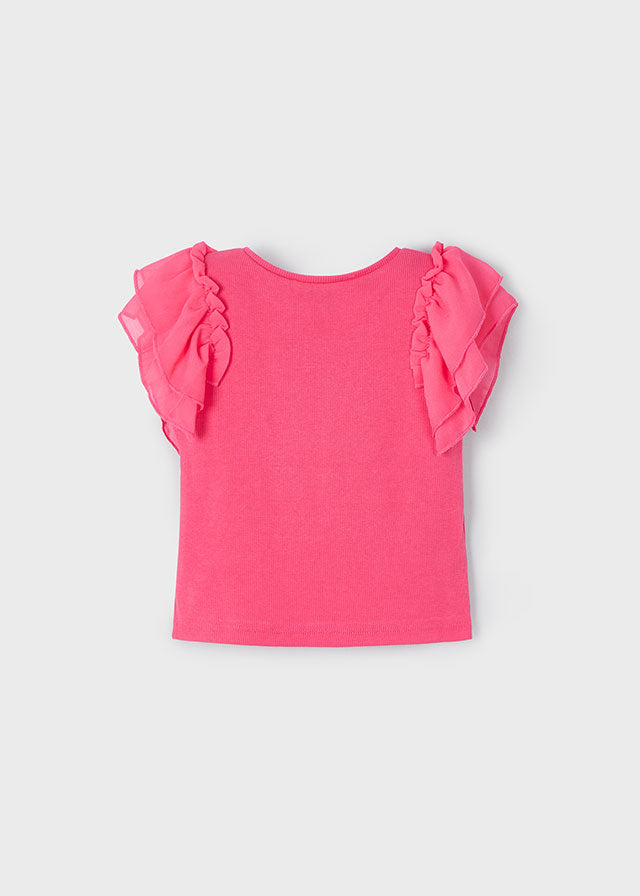 Camiseta m/c combinada